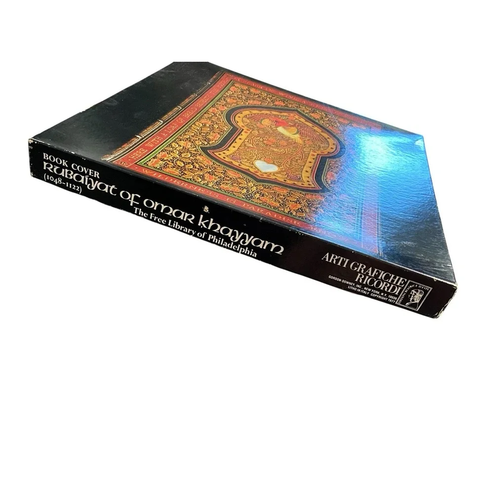 1977 Ricordi Rubaiyat of Omar Khayyam Book Cover Jigsaw Puzzle 500+